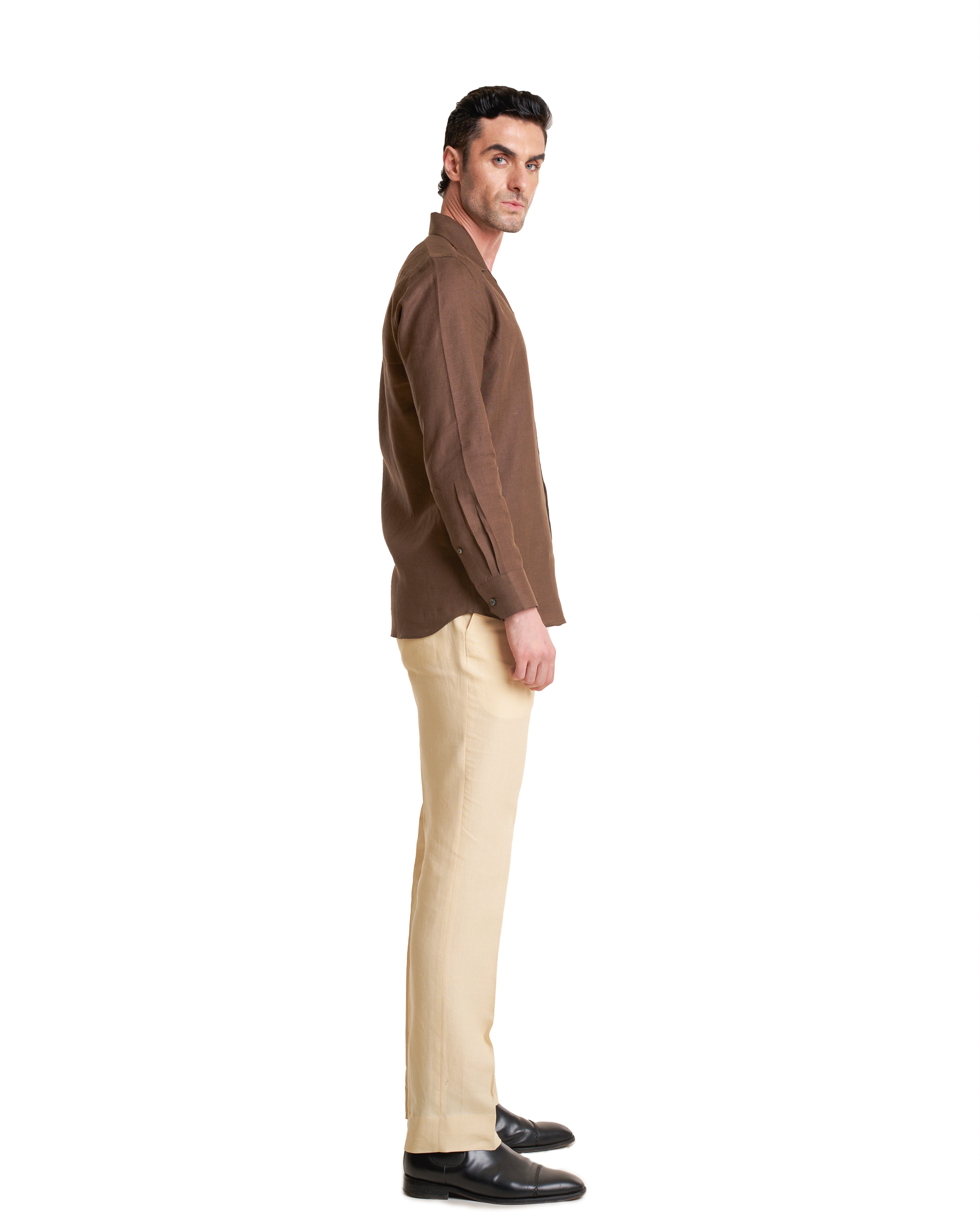 The Cuban Collar Irish Linen Shirt
